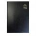 Collins A40 A4 Week to View Appointments 2021 Diary Black 80193CS