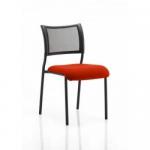 Brunswick Bespoke Chair Black Frame Tabasco Red Seat KCUP0084 80620DY