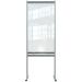 Nobo Premium Plus PVC Free Standing Protective Room Divider Screen 780x2060mm Clear 1915558 81327AC