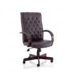 Chesterfield Executive Chair Burgundy Leather EX000004 82132DY