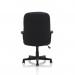 Hague Exec Leather Chair wArms BK