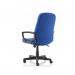 Hague Exec Fabric Chair wArms Blue
