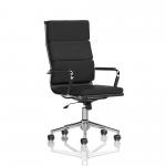 Hawkes Executive Chair Black PU with Chrome Frame EX000219 82244DY