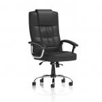 Moore Deluxe Executive Leather Chair Black with Arms EX000045 82258DY