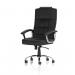 Moore Deluxe Executive Leather Chair Black with Arms EX000045 82258DY