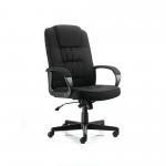 Moore Executive Fabric Chair Black with Arms EX000043 82272DY