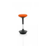 Sitall Deluxe Vistor Stool Fabric Seat Mandarin BR000213 82384DY