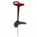 Dynamic Spry Stool Black Frame and Bespoke Colour Fabric Seat Bergamot Cherry - KCUP1202 82405DY