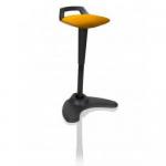 Dynamic Spry Stool Black Frame and Bespoke Colour Fabric Seat Senna Yellow - KCUP1208 82433DY