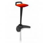 Spry Stool Black Frame Bespoke Seat Tabasco Red KCUP1205 82447DY