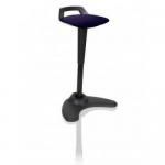 Dynamic Spry Stool Black Frame and Bespoke Colour Fabric Seat Tansy Purple - KCUP1206 82454DY
