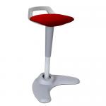 Spry Stool GY Frame Besp Seat Cherry