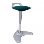 Spry Stool GY Frame Besp Seat Teal