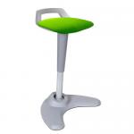 Spry Stool GY Frame Besp Seat Green