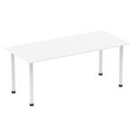 Impulse 1800mm Straight Table White Top White Post Leg I003695 83336DY