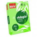 Rey Adagio Paper A4 80gsm Leaf Green (Ream 500) RYADA080X406 83924PC