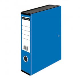 ValueX Box File Paper on Board Foolscap 65mm Capacity 80mm Spine Width Clip Closure Blue - 31813DENT 84750PG