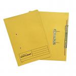 ValueX Transfer Spring File Manilla Foolscap 285gsm Yellow (Pack 25) - 43519DENT 84820PG