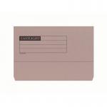 ValueX Document Wallet Manilla Foolscap Half Flap 285gsm Buff (Pack 50) - 45112DENT 84883PG