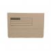 ValueX Document Wallet Manilla Foolscap Half Flap 250gsm Buff (Pack 50) - 45912DENT 84925PG