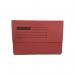 ValueX Document Wallet Manilla Foolscap Half Flap 250gsm Red (Pack 50) - 45918DENT 84946PG