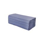 ValueX Hand Towel V-Fold 1 Ply 300 Sheets Per Sleeve Blue Case 3600 (Pack 12 x 300) 1104071 84984CP