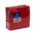 ValueX Napkins 2 Ply 330x330mm Red (Pack 100) - 0502015 85075CP