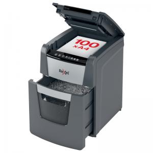 Rexel Optimum AutoFeed Plus 100X Cross Cut Shredder 34 Litre 100 Sheet