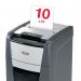 Rexel Optimum AutoFeed Plus 225X Cross Cut Shredder 60 Litre 225 Sheet Automatic10 Sheet Manual Black 2020225X 85828AC