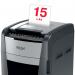 Rexel Optimum AutoFeed Plus 750M Micro Cut Shredder 140 Litre 750 Sheet Automatic15 Sheet Manual Black 2020750M 85863AC