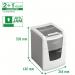 Leitz IQ AutoFeed Small Office 100 Micro Cut Shredder 34 Litre 100 Sheet Automatic6 Sheet White 80121000 85884AC