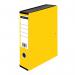 ValueX Box File Paper on Board Foolscap 70mm Capacity 75mm Spine Width Clip Closure Yellow - 31819DENT 86052PG