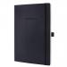 Sigel CONCEPTUM A4 Casebound Soft Cover Notebook Ruled 194 Pages Black 3 for 2 Offer 86339XX