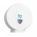 Purely Smile Mini Jumbo Toilet Roll Dispenser White PS1702 86430TC