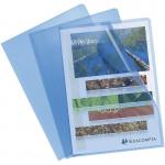 ValueX Cut Flush Folder A4 Grain Polypropylene Blue (Pack 10) 56112E 86479EX