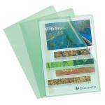 ValueX Cut Flush Folder A4 Grain Polypropylene Green (Pack 10) 56113E 86486EX
