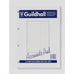 Guildhall A4 Ruled Account Pad with 2 Cash Columns and 60 Pages White GP2Z 86521EX