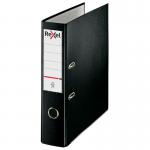 Rexel Lever Arch File Polypropylene ECO A4 75mm Black Box 10 2115715x10 86913XX