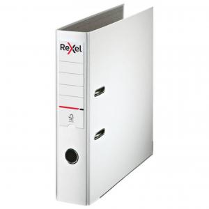 Rexel Lever Arch File Polypropylene ECO A4 75mm White Pack 10