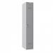 Phoenix PL Series 1 Column 1 Door Personal locker in Grey with Electronic Lock PL1130GGE 