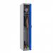 Phoenix PL Series 1 Column 1 Door Personal Locker Grey Body Blue Door with Electronic Lock PL1130GBE 