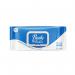 A pack of 100 ValueX Cleaning Wipes, specifically designed for both antibacterial and virucidal use. These wipes come in a durable PP5010 container and feature the ValueX logo for brand recognition. A must-have for any cleaning task.