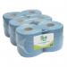 Purely Kind Centrefeed Rolls 2ply 100m FSC Blue (Pack 6) PK1211 87739TC