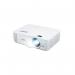 In the photograph, there is a sleek and modern Acer projector with the model number H6543BDK. The projector features a high resolution of 1920 x 1080 pixels, providing a full HD viewing experience. With 4500 ANSI lumens, the projector emits a bright and vibrant display, perfect for any multimedia presentation. The DLP technology allows for clear and accurate images, while the HDMI port allows for easy connectivity to various devices. Additionally, the projector supports 3D functionality for an immersive viewing experience.