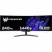 The Acer Gaming Equipment Acer Predator X49X monitor boasts a massive 49 inch display with a stunning resolution of 5120 x 1440 pixels. Its QD-OLED technology ensures vibrant colors and impressive contrast. With FreeSync Premium and multiple ports including HDMI, DisplayPort, and USB-C, this monitor is the perfect addition to any gaming setup.