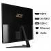 Acer Aspire C27-1800 27 Inch Intel Core i5-12450H 8GB RAM 512GB SSD Intel UHD Graphics Windows 11 Home All-in-One PC 8AC10440712