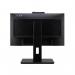 The photograph shows a set of Acer Monitors, specifically the Acer Vero B248Y Ebemiqprcuzxv model. The monitors have a 23.8 inch display with a resolution of 1920 x 1080 pixels, providing full HD quality. The panel is made of IPS technology, ensuring vibrant colors and wide viewing angles. The monitor also has multiple ports, including HDMI, DisplayPort, and USB-C, making it versatile for different devices. Its sleek and modern design is visible in the photograph, making it a stylish addition to any workspace.