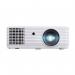 The picture shows a sleek and modern Acer projector, the Vero HL6810ATV model. It boasts 4000 ANSI Lumens and 3840 x 2160 pixel resolution, delivering stunning 4K Ultra HD quality. HDMI and USB ports can be seen on the back, ready to connect to various devices for a versatile multimedia experience.