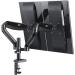 AOC AD110D0 Dual Monitor Mount with Adjustable Arms for 13 to 31.5 Inch Monitors 8AOAD110D0