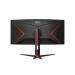 AOC G2 CU34G2X 34 Inch 3440 x 1440 Pixels Ultrawide Quad HD VA Panel HDMI DisplayPort Curved Monitor 8AOCU34G2X